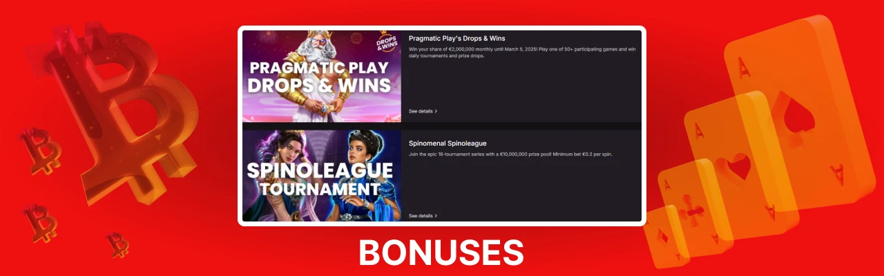 Cloudbet bonuses