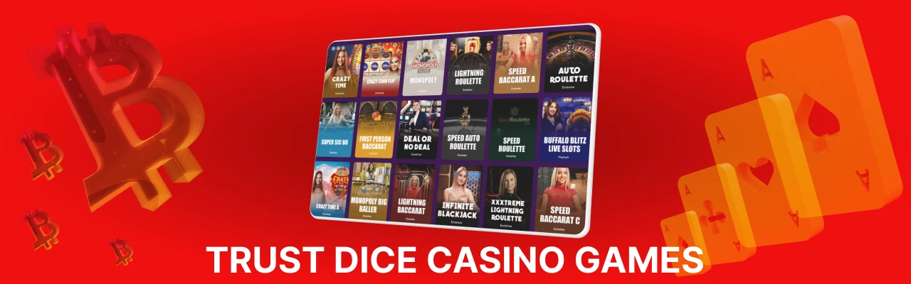 Trust dice casino live games