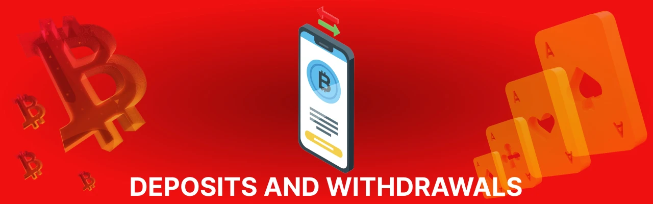 Deposit and withdrawals at bc game casino