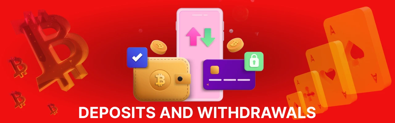 Deposit and withdrawals at stake crypto casino