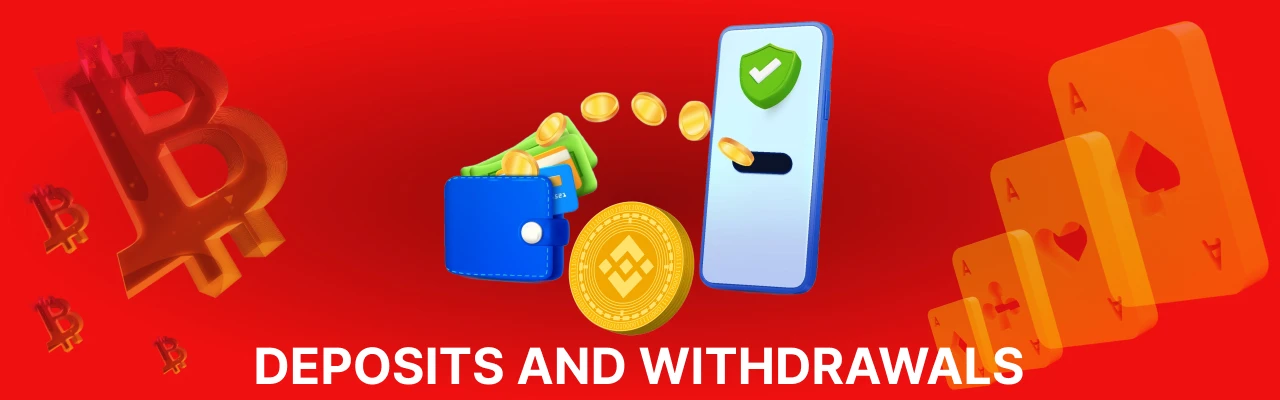 Deposits and withdrawals at binance coin casino