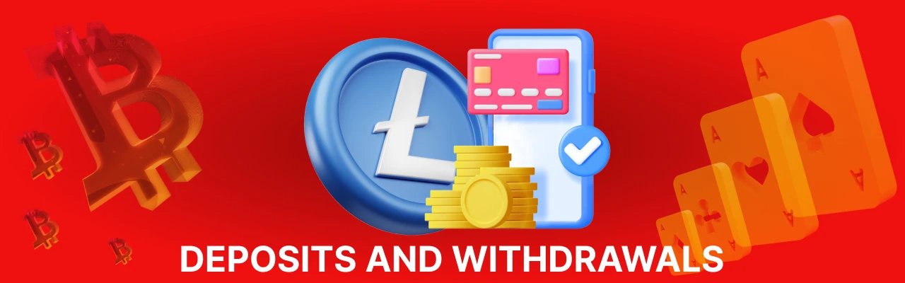 Deposits and withdrawals at litecoin casinos