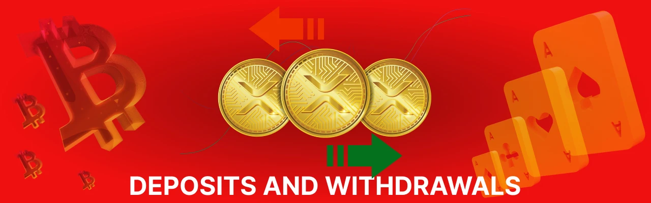 Deposits and withdrawals at ripple casinos