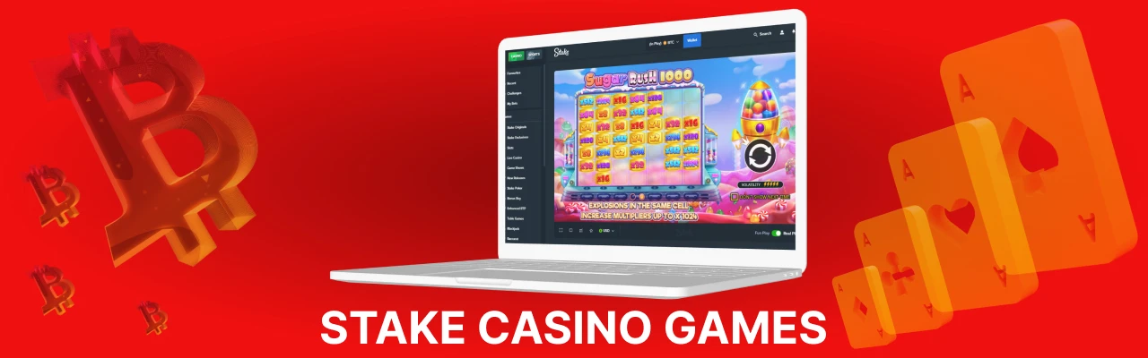 Stake crypto casino live games