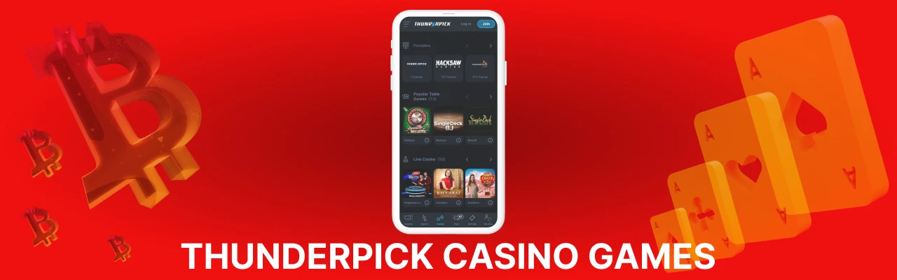 Thunderpick casino live games