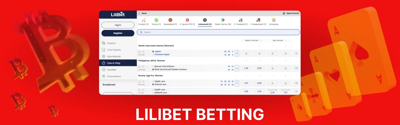 Lilibet live betting