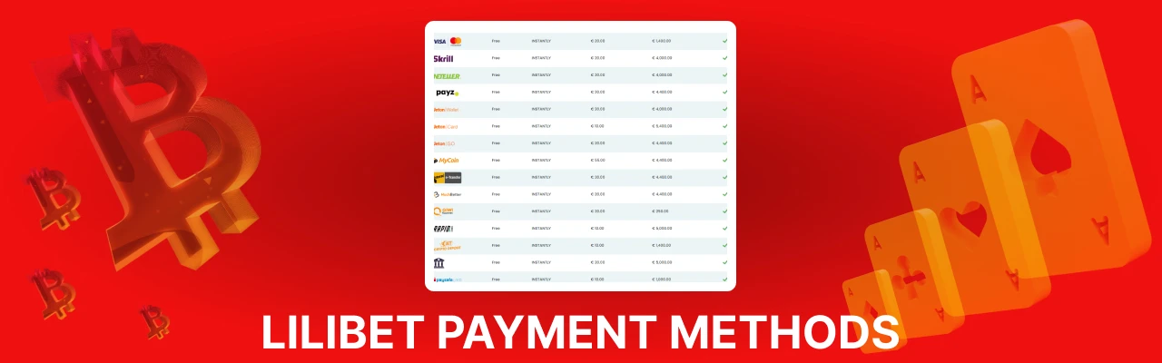 Lilibet payment methods