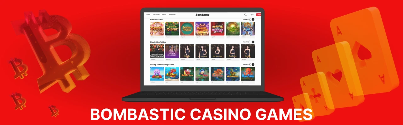 Bombastic casino live games
