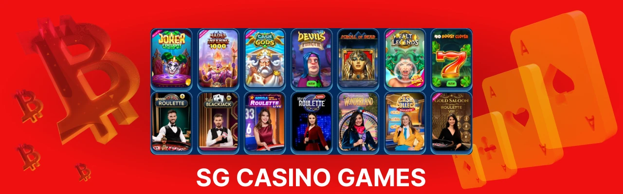 Sg casino live games