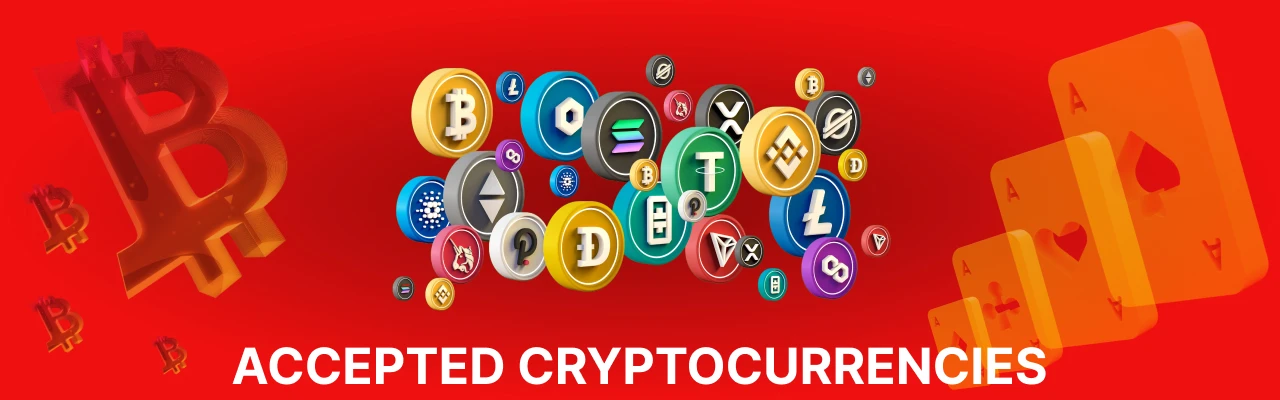 Accepted cryptocurrencies at crypto casinos